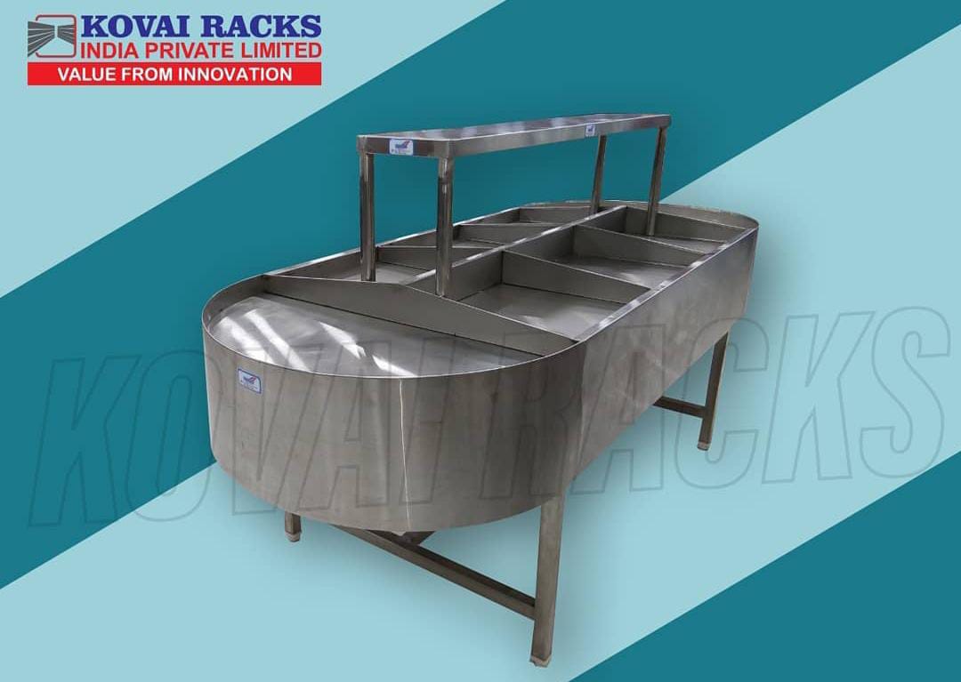 Stainless Steel Vegetable Bin Rack